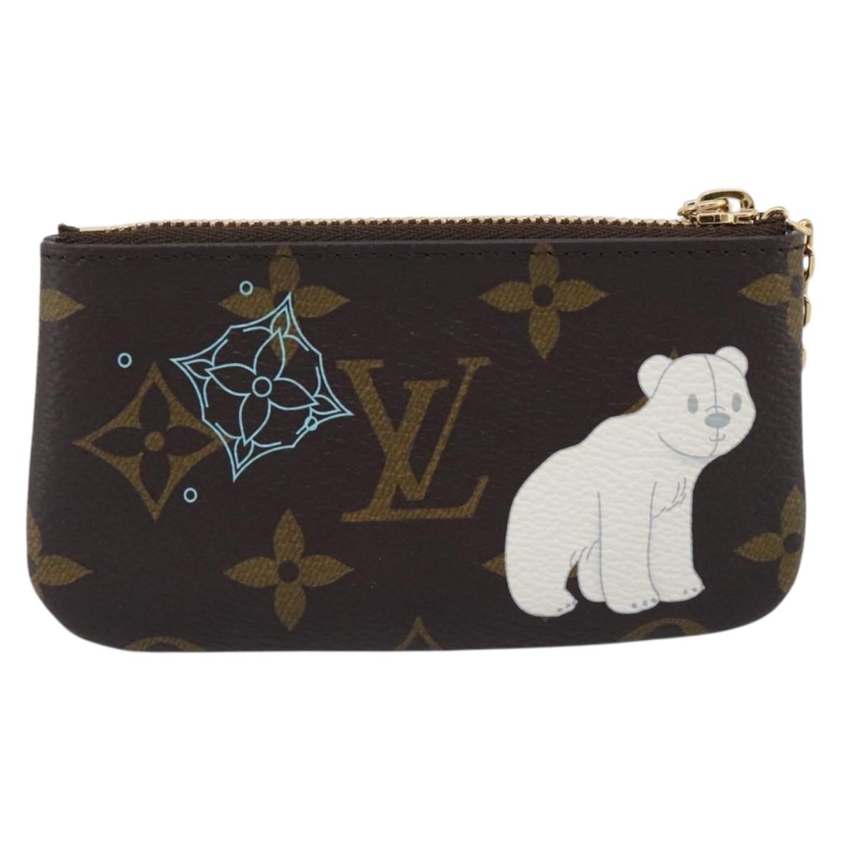 LOUIS VUITTON Monogram Vivienne Pochette Cles Coin Purse M12229 LV Auth 196459M