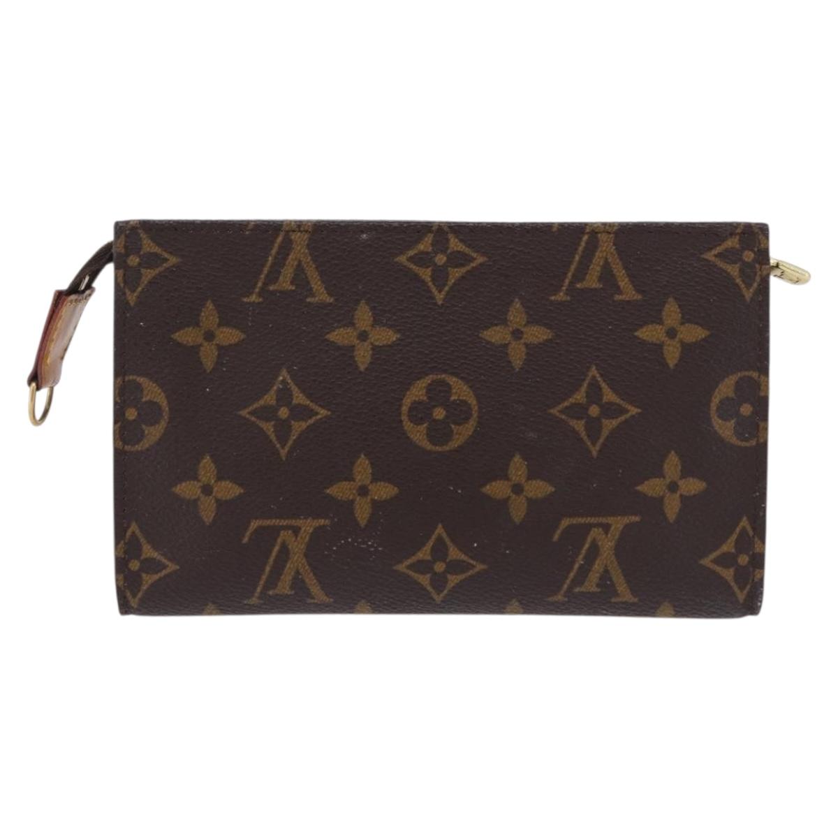 LOUIS VUITTON Monogram Bucket PM Pouch Accessory Pouch LV Auth 196460