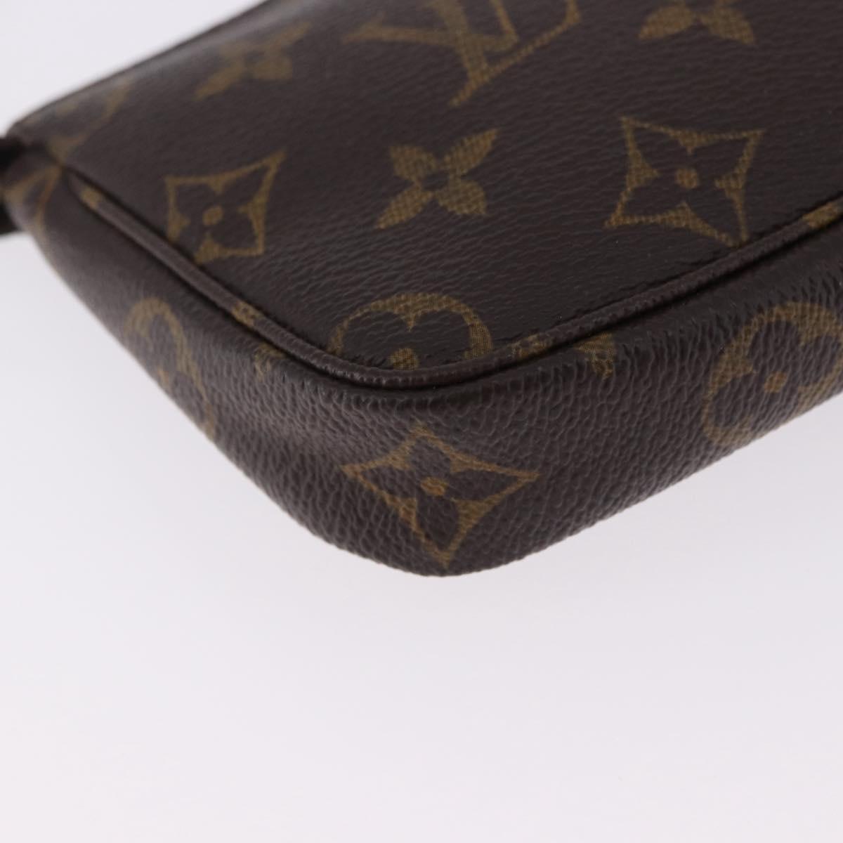 LOUIS VUITTON Monogram Mini Pochette Accessoires Pouch M58009 LV Auth 196464A