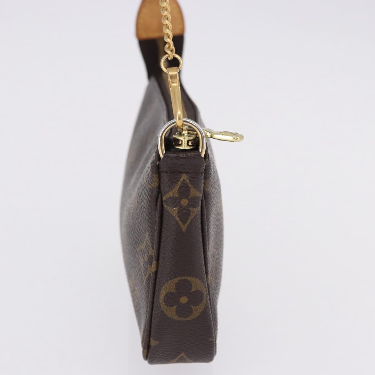 LOUIS VUITTON Monogram Mini Pochette Accessoires Pouch M58009 LV Auth 196464A