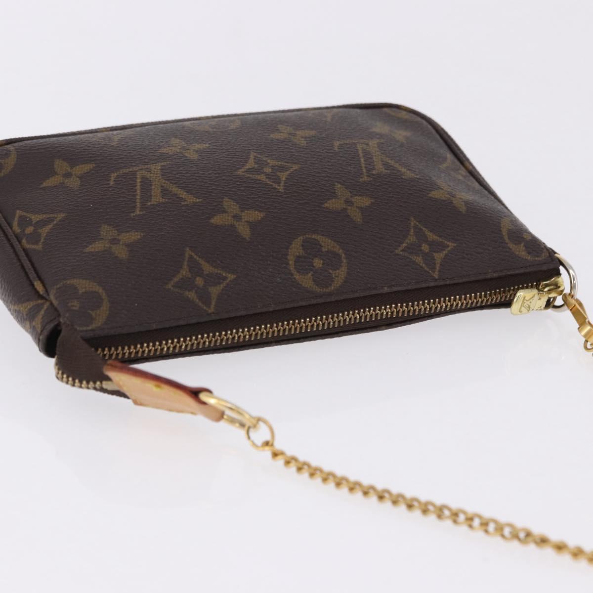 LOUIS VUITTON Monogram Mini Pochette Accessoires Pouch M58009 LV Auth 196464A