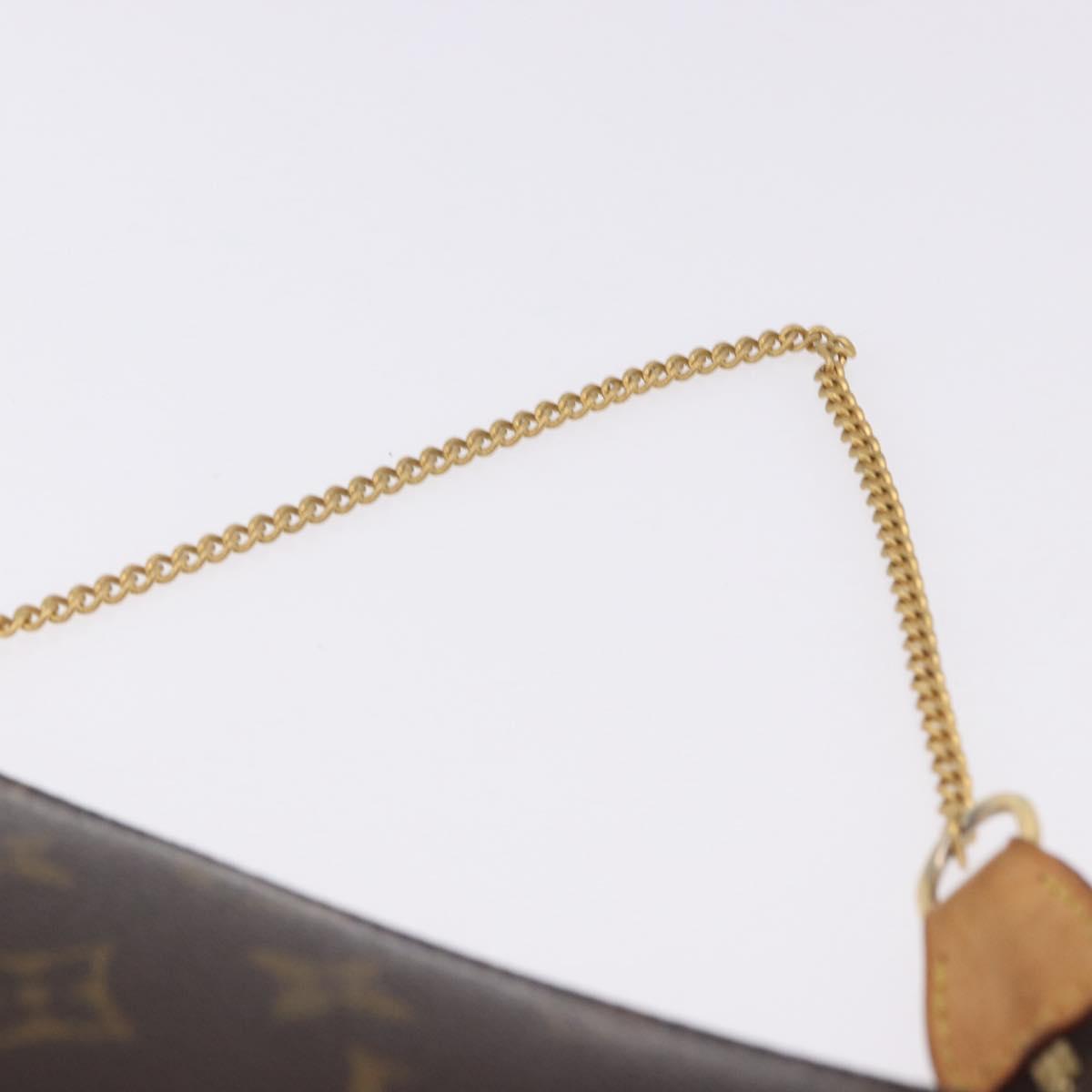LOUIS VUITTON Monogram Mini Pochette Accessoires Pouch M58009 LV Auth 196464A