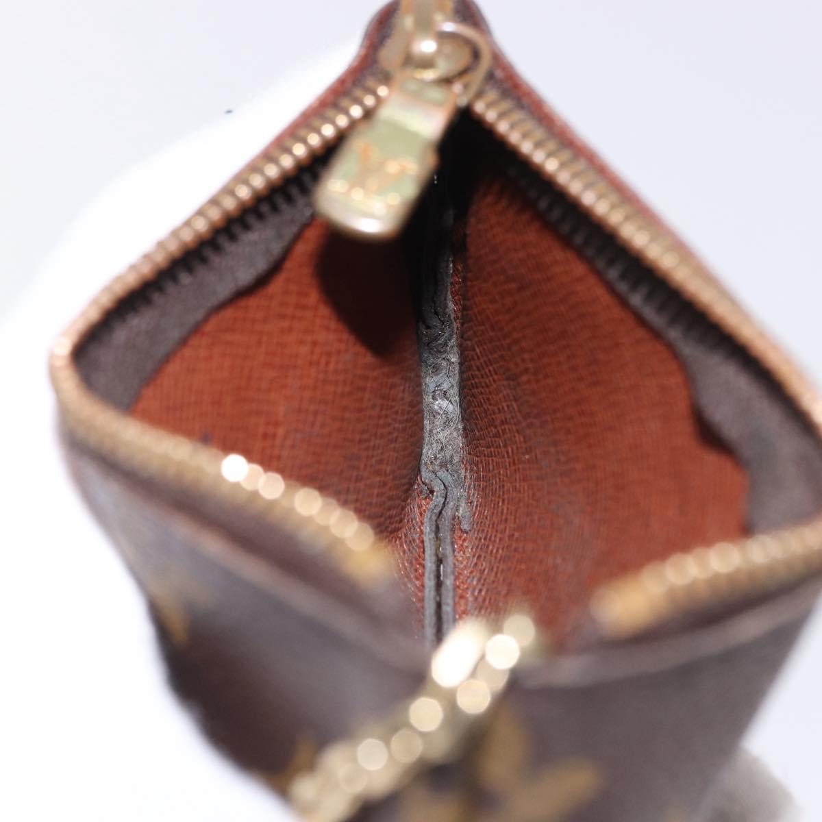LOUIS VUITTON Monogram Pochette Cles Coin Purse M62650 LV Auth 196468