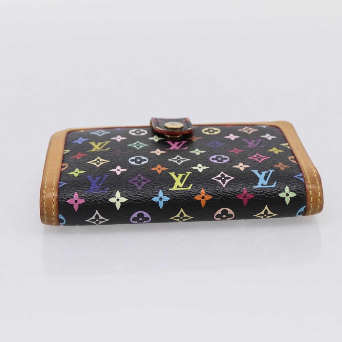 LOUIS VUITTON Multicolor Porte Monnaie Viennois Wallet M92987 LV Auth 196471A