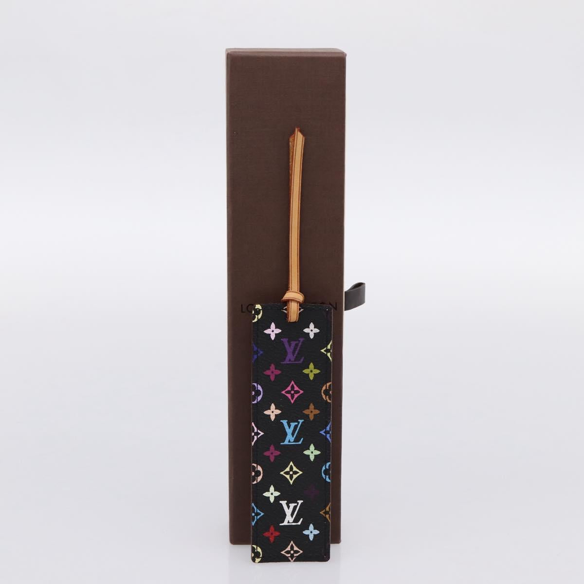 LOUIS VUITTON Monogram Multicolor Mark Page Kadu Bookmark M99197 LV Auth 196472V
