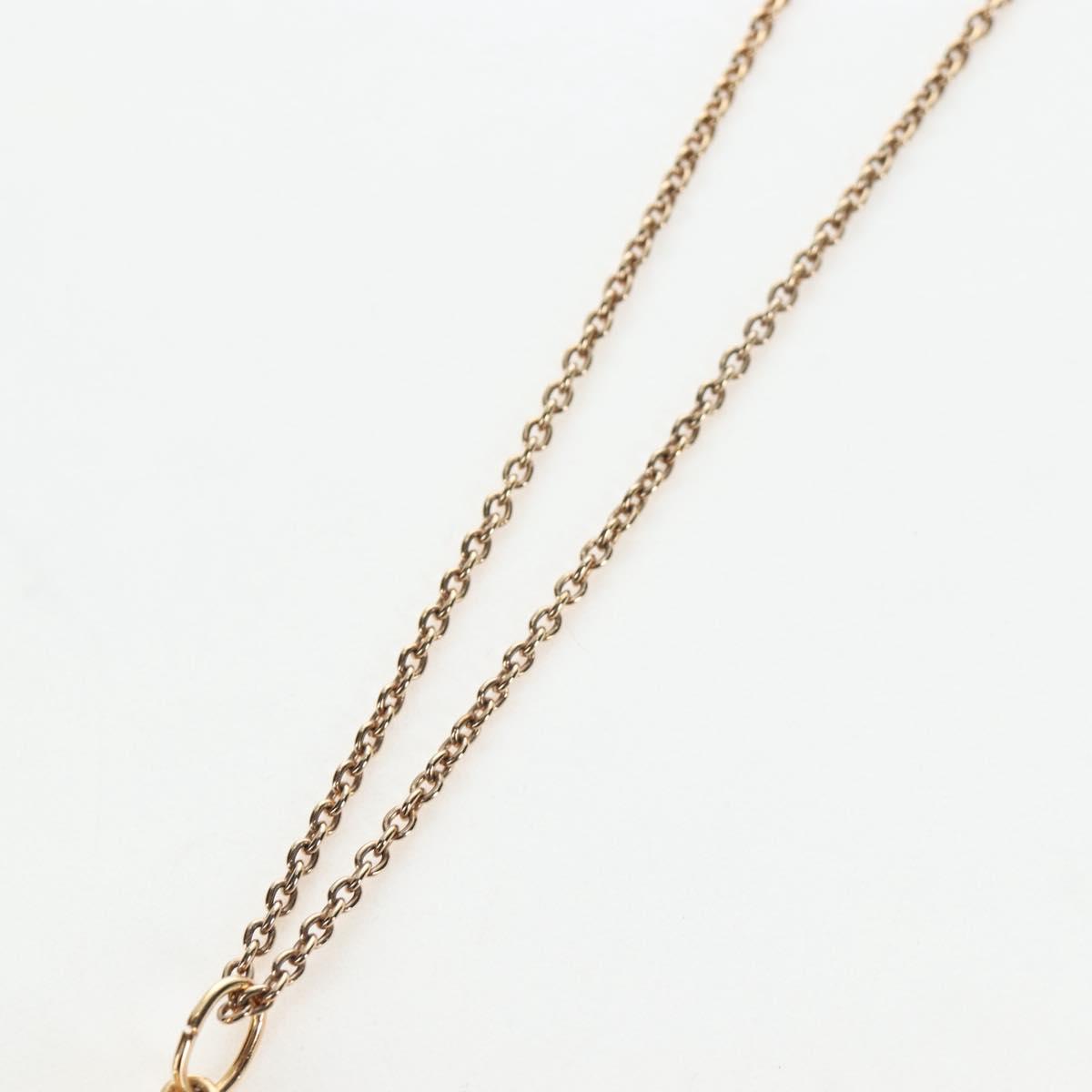 Miu Miu Necklace Metal Gold Tone Auth 196475V