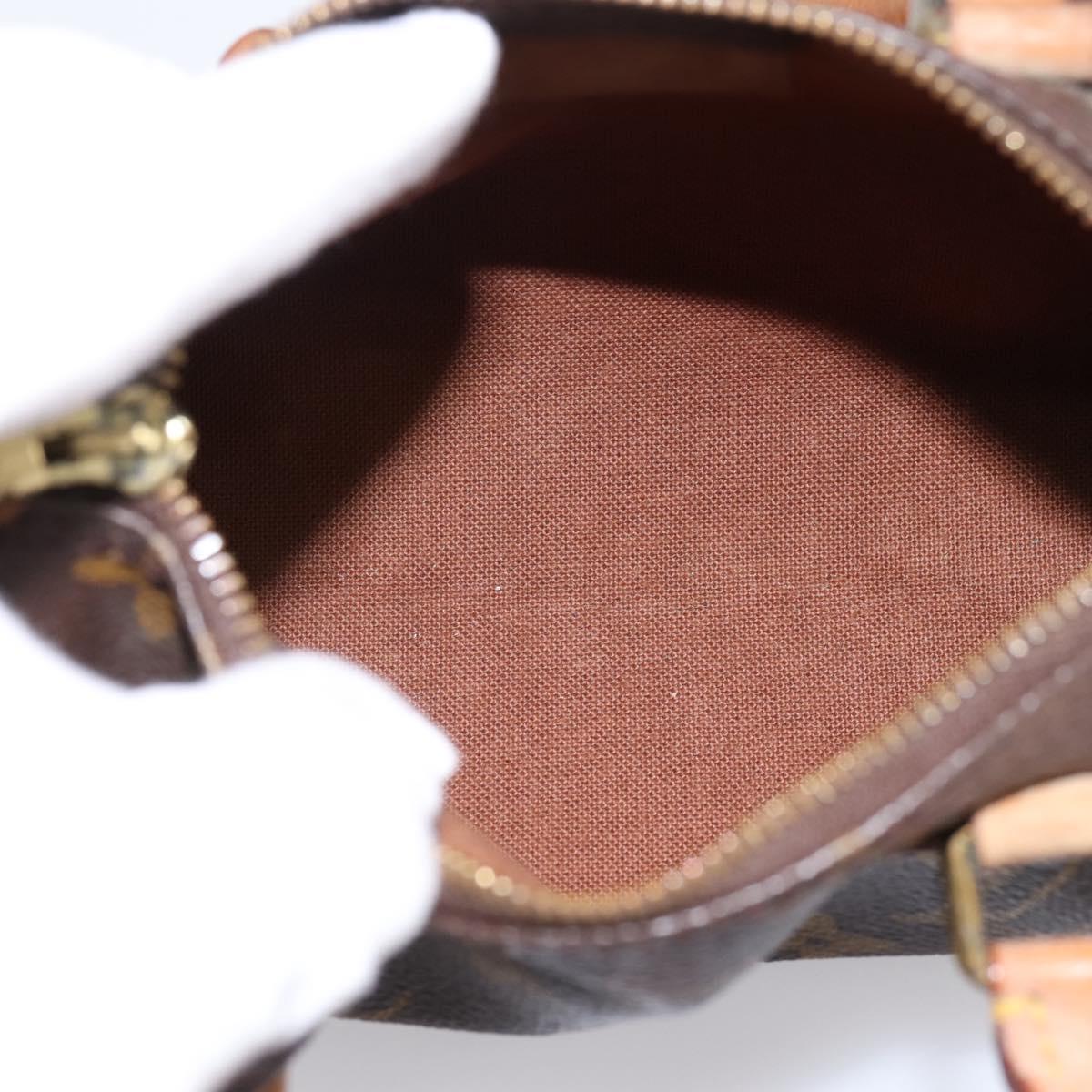 LOUIS VUITTON Monogram Mini Speedy Hand Bag M41534 LV Auth 196480