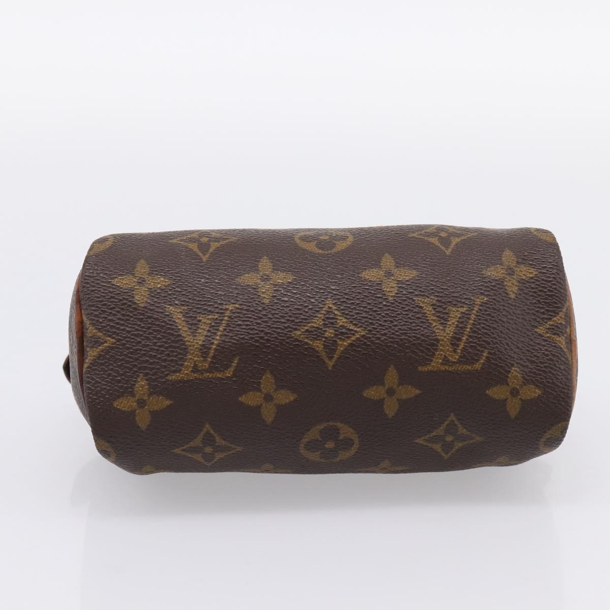 LOUIS VUITTON Monogram Mini Speedy Hand Bag M41534 LV Auth 196480