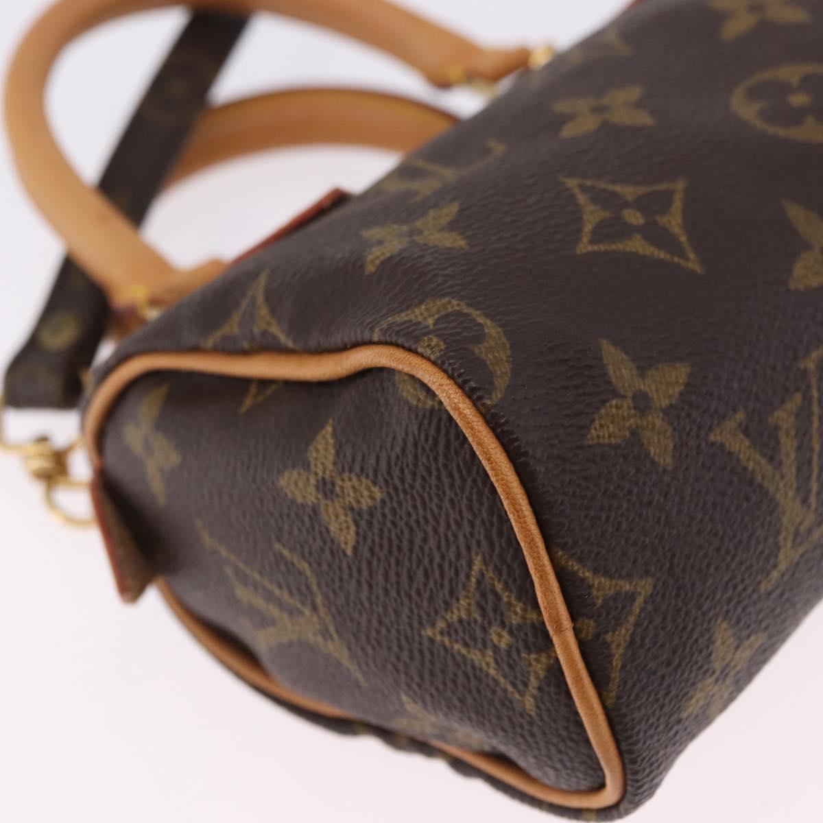 LOUIS VUITTON Monogram Mini Speedy Hand Bag M41534 LV Auth 196481V