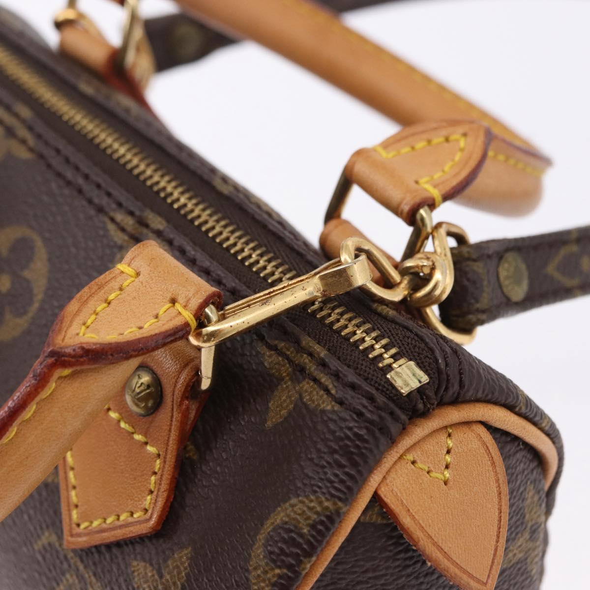 LOUIS VUITTON Monogram Mini Speedy Hand Bag M41534 LV Auth 196481V