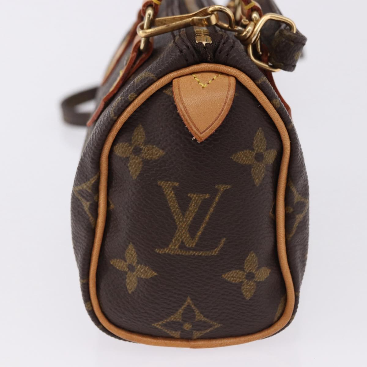 LOUIS VUITTON Monogram Mini Speedy Hand Bag M41534 LV Auth 196481V