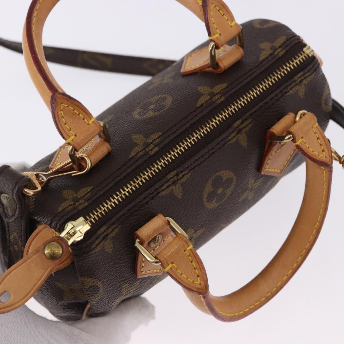 LOUIS VUITTON Monogram Mini Speedy Hand Bag M41534 LV Auth 196481V