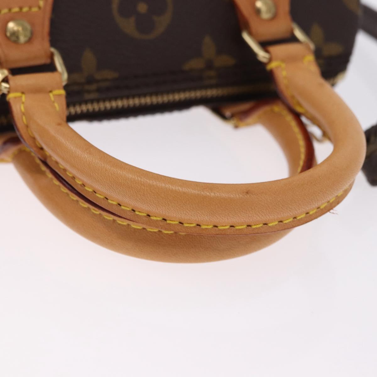 LOUIS VUITTON Monogram Mini Speedy Hand Bag M41534 LV Auth 196481V