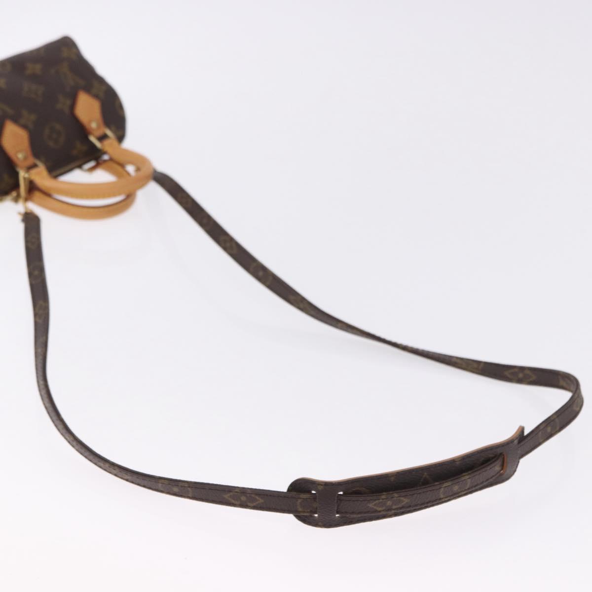 LOUIS VUITTON Monogram Mini Speedy Hand Bag M41534 LV Auth 196481V