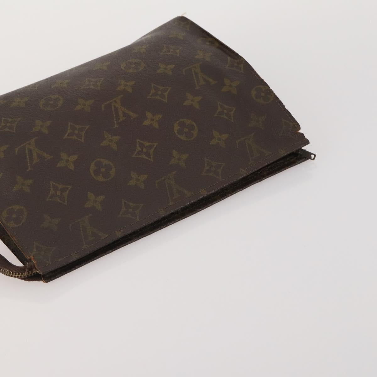 LOUIS VUITTON Monogram Poche Toilette 26 Pouch 3 Set M47542 LV Auth 196565
