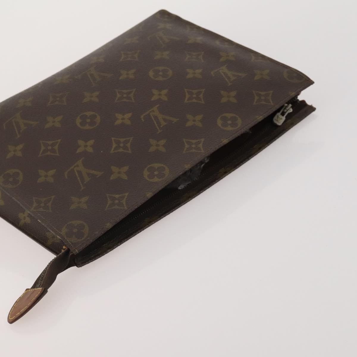 LOUIS VUITTON Monogram Poche Toilette 26 Pouch 3 Set M47542 LV Auth 196565