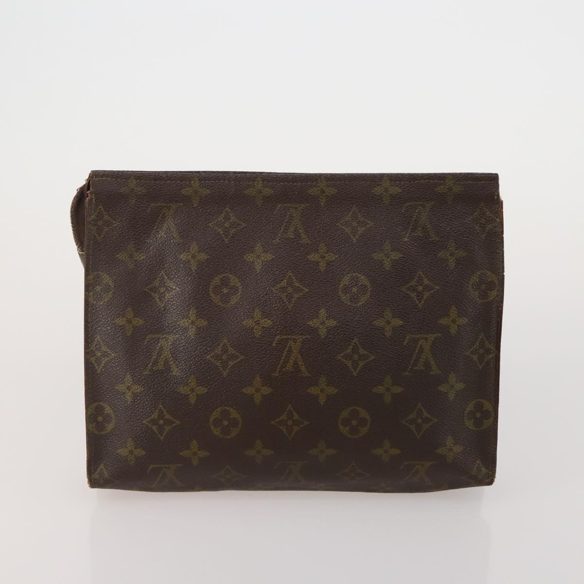 LOUIS VUITTON Monogram Poche Toilette 26 Pouch 3 Set M47542 LV Auth 196565