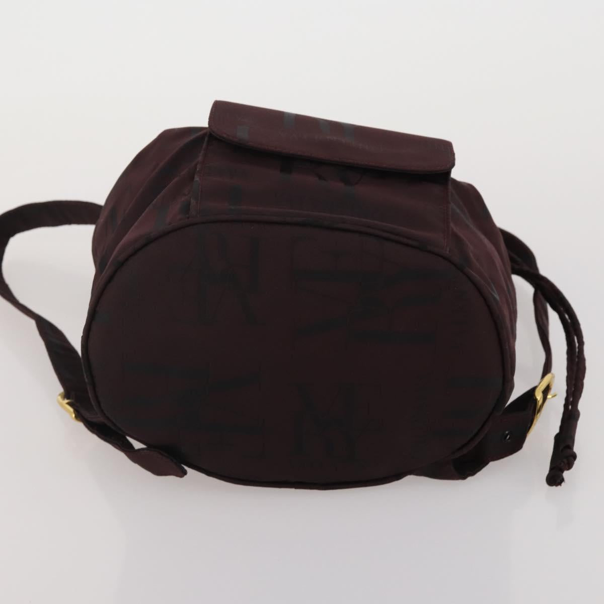 HERMES Valentino Chanel New Travel Line Bag Nylon Canvas 5 Set Black Auth 196569