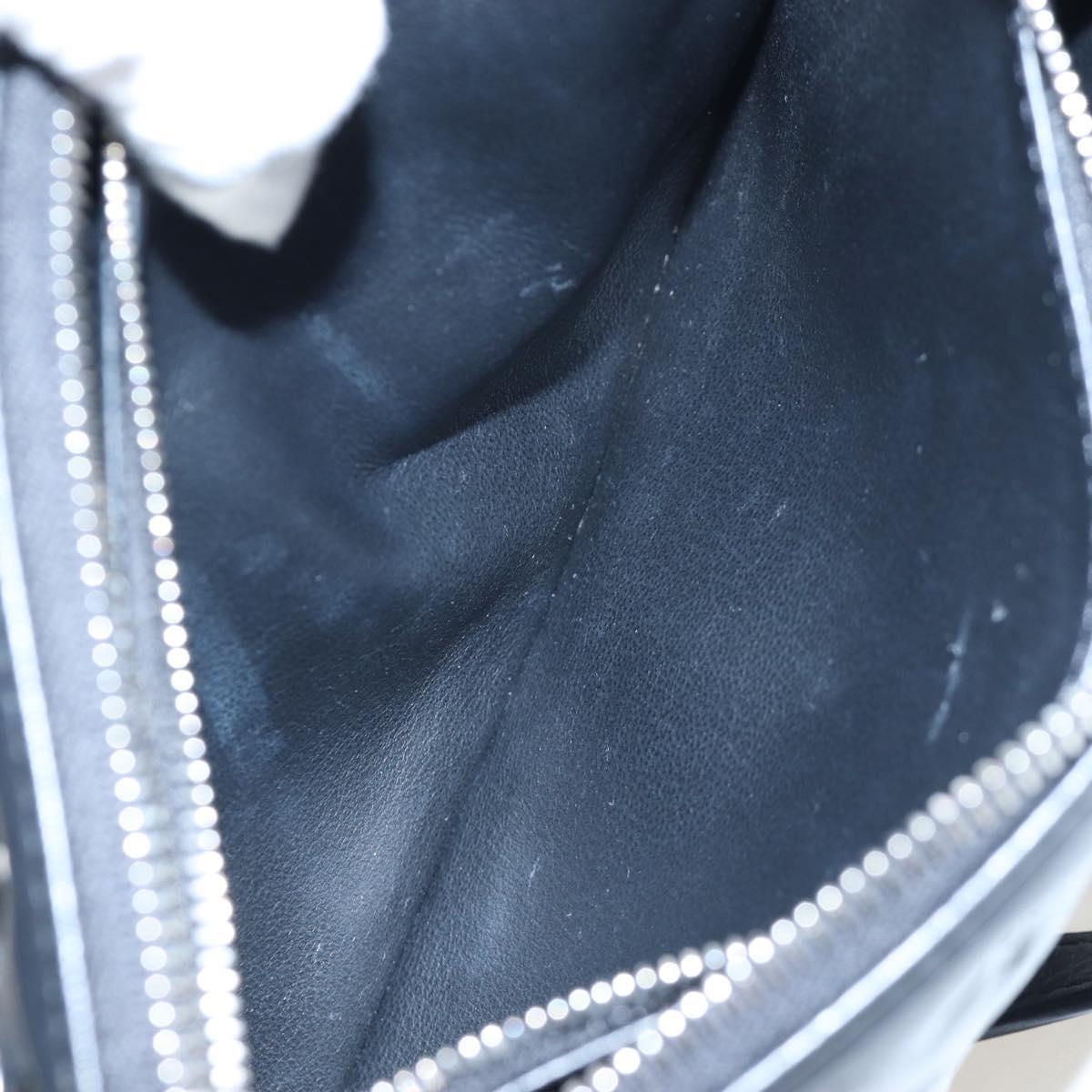 LOUIS VUITTON Monogram Emboss Kussan BB Shoulder Bag Black M22429 Auth 196585V