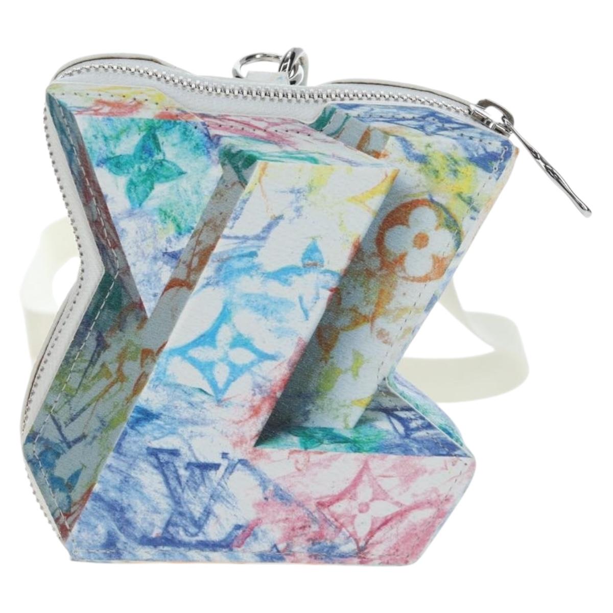 LOUIS VUITTON Monogram Pastel Colors LV Block Multicolor M57277 Auth 196587SAM