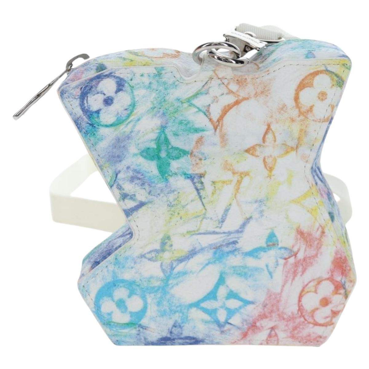 LOUIS VUITTON Monogram Pastel Colors LV Block Multicolor M57277 Auth 196587SAM