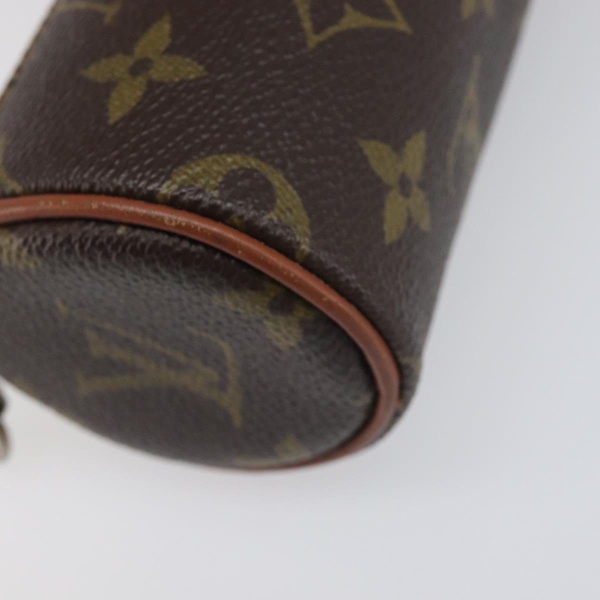 LOUIS VUITTON Monogram Papillon Pouch LV Auth 196594