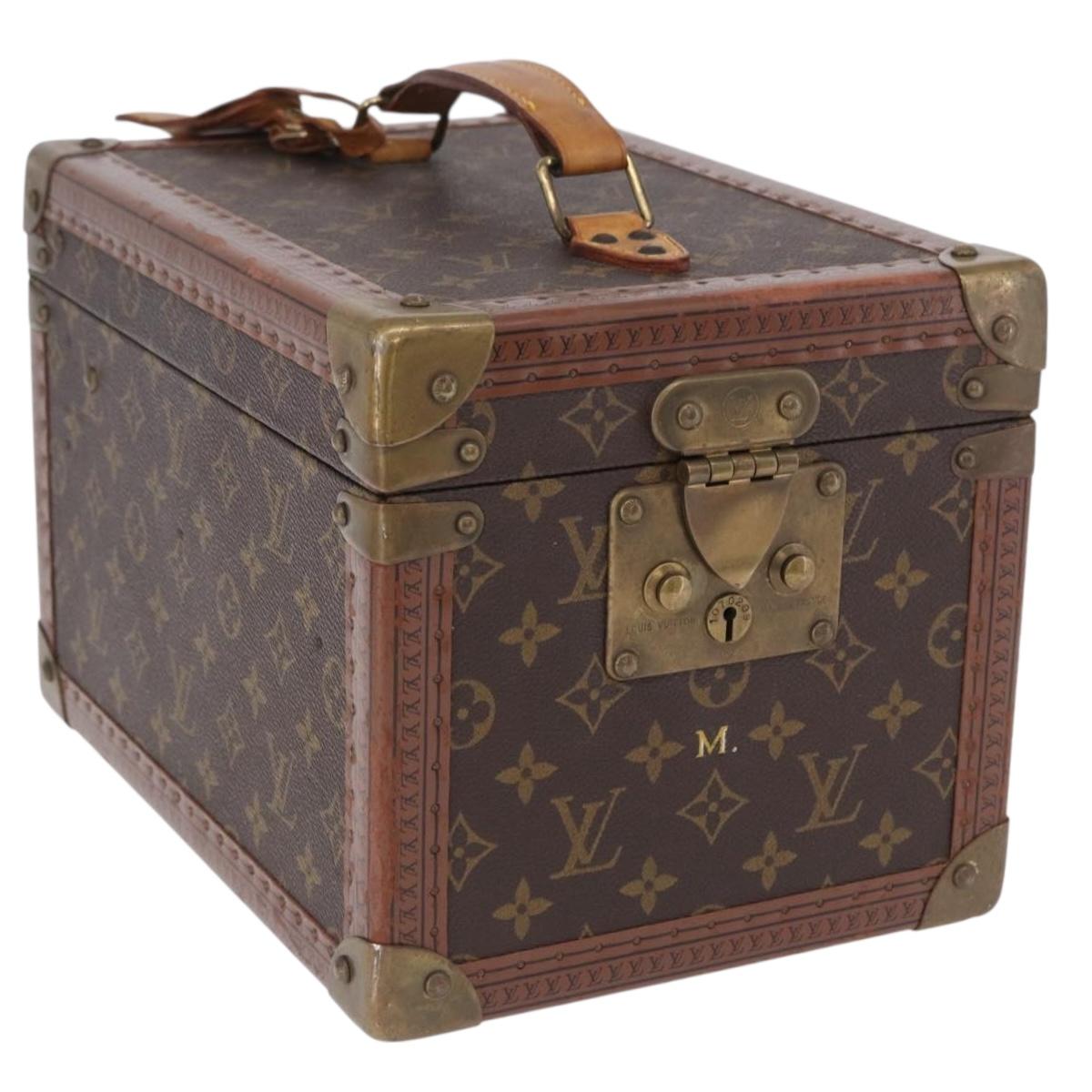 LOUIS VUITTON Monogram Boite Flacon Hand Bag M21828 LV Auth 196661