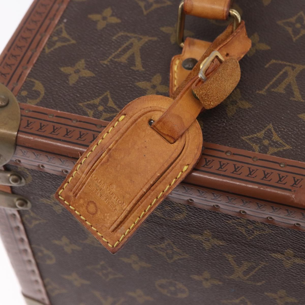 LOUIS VUITTON Monogram Boite Flacon Hand Bag M21828 LV Auth 196661