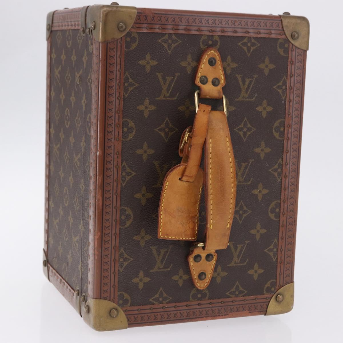 LOUIS VUITTON Monogram Boite Flacon Hand Bag M21828 LV Auth 196661