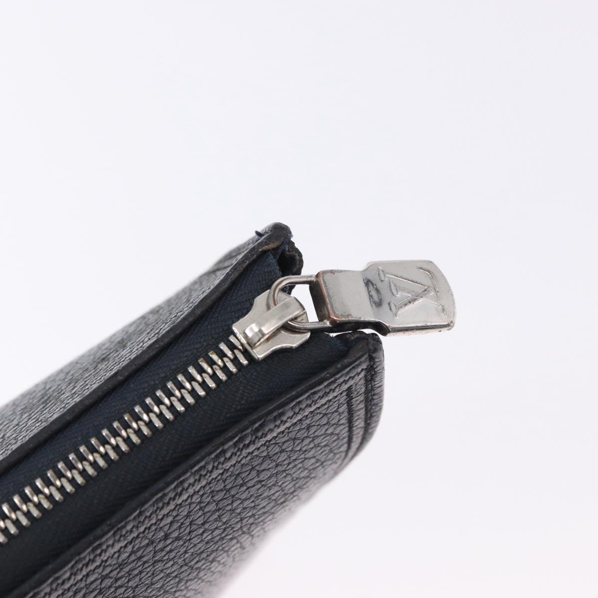 LOUIS VUITTON Pochette Jules GM Bag Taurillon Leather Navy M68235 Auth 196665A