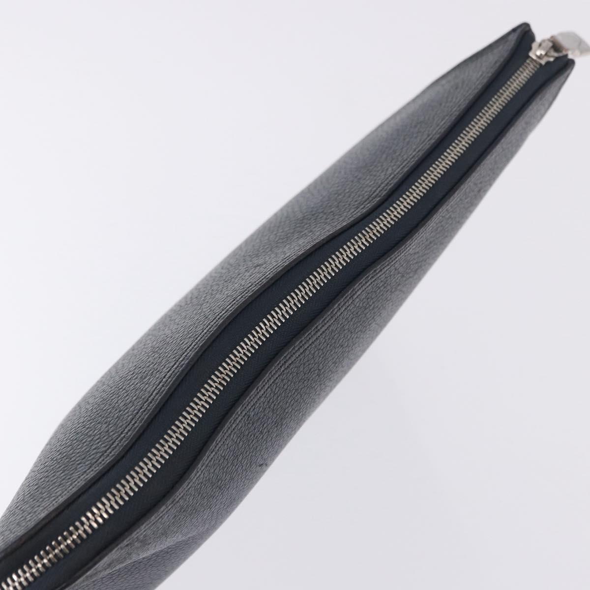 LOUIS VUITTON Pochette Jules GM Bag Taurillon Leather Navy M68235 Auth 196665A