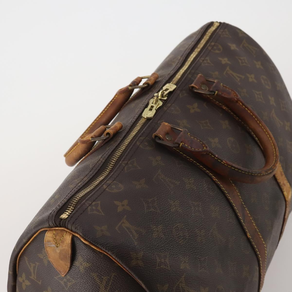 LOUIS VUITTON Monogram Keepall 45 Boston Bag M41428 LV Auth 196676