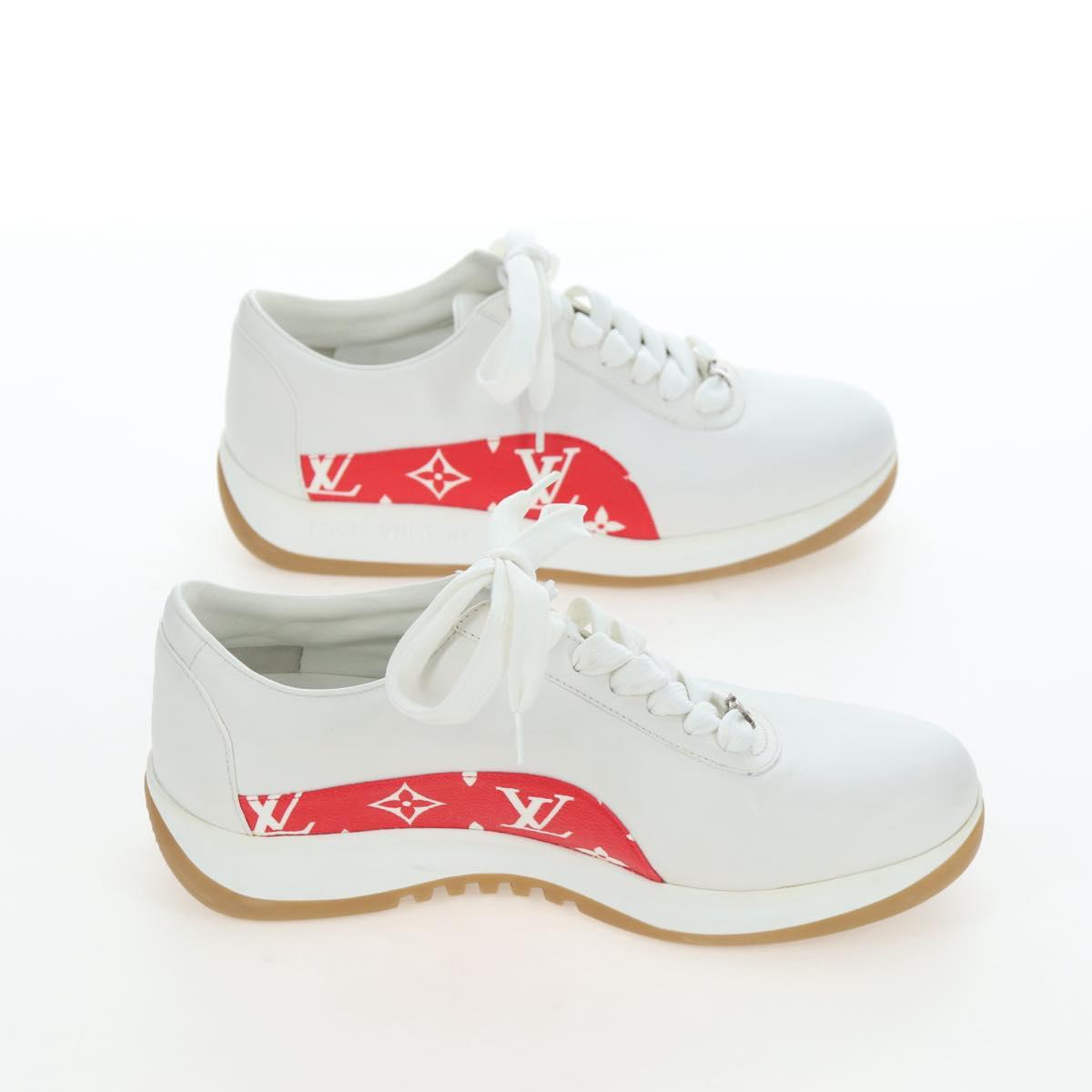LOUIS VUITTON Monogram LV x Supreme Runaway Sneakers 1A3EQ5 LV Auth 196704M