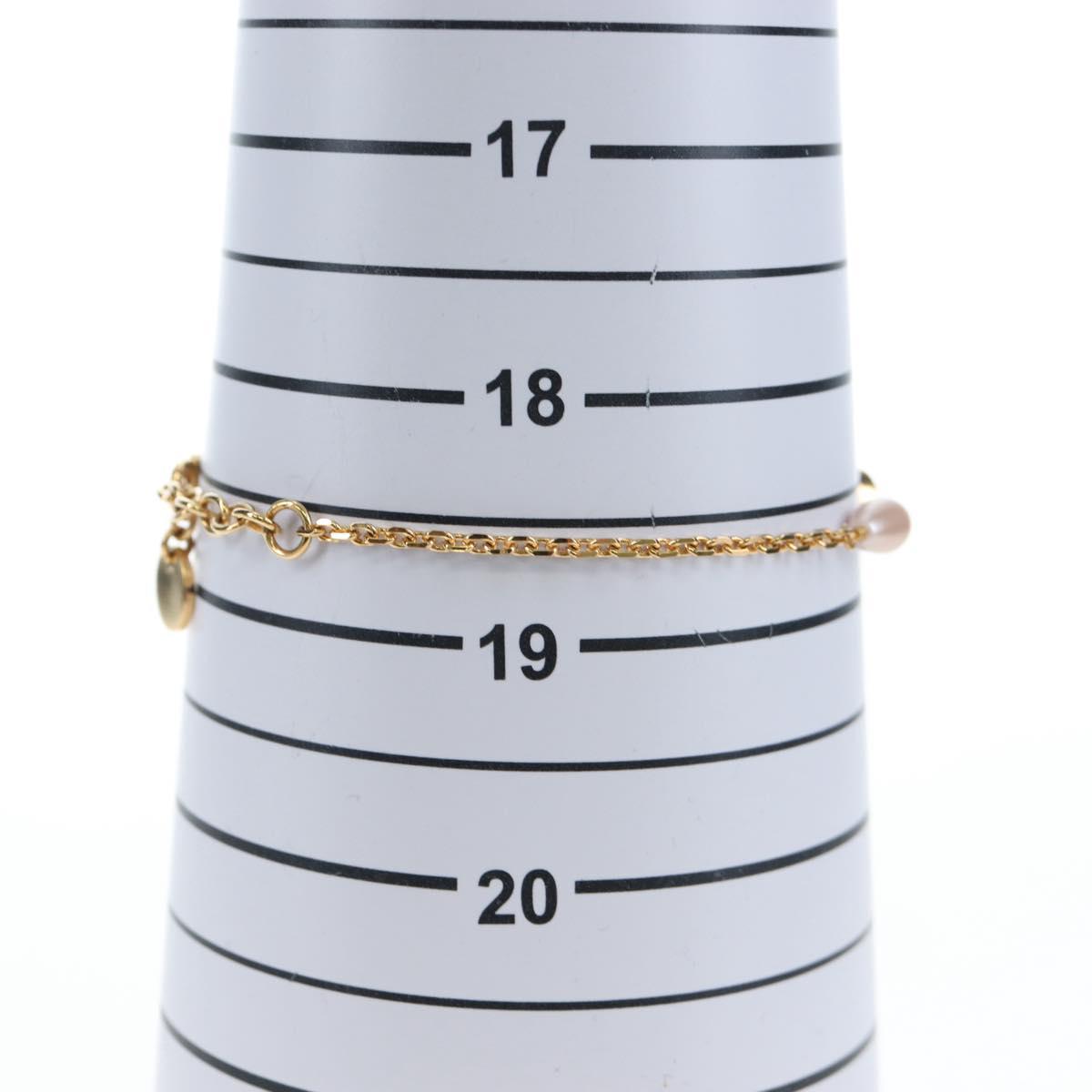 Christian Dior Bracelet Metal Gold Tone Auth 196710M