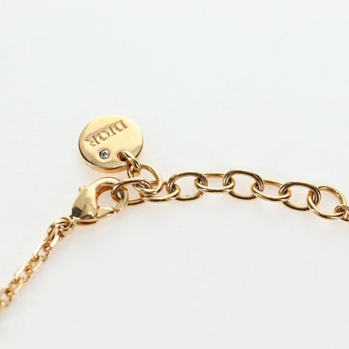 Christian Dior Bracelet Metal Gold Tone Auth 196710M