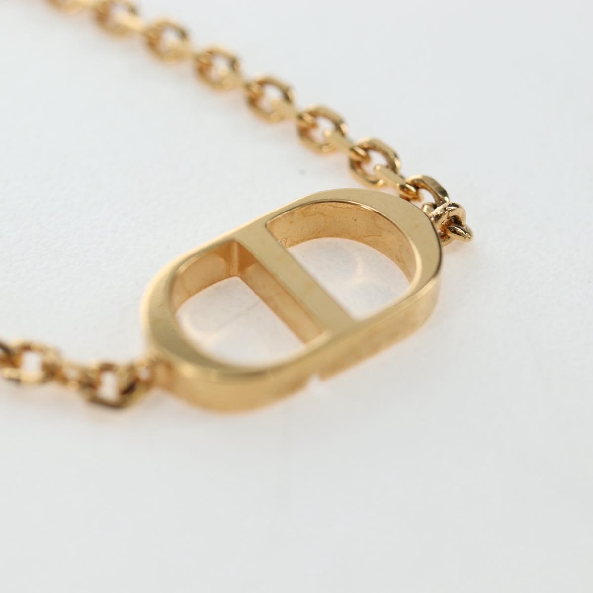 Christian Dior Bracelet Metal Gold Tone Auth 196710M