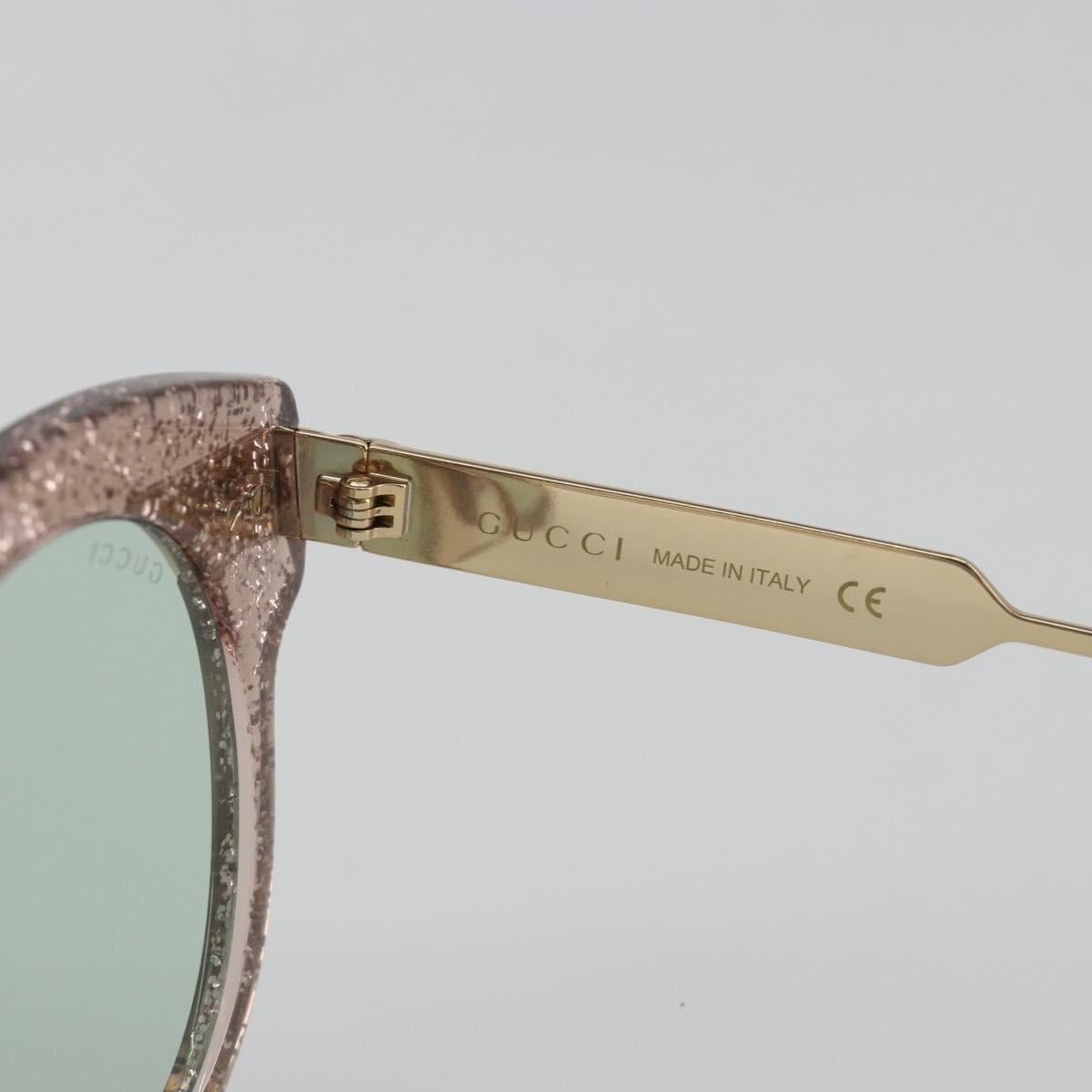GUCCI Sunglasses Metal Pink Gold GG0282SA Auth 196713M