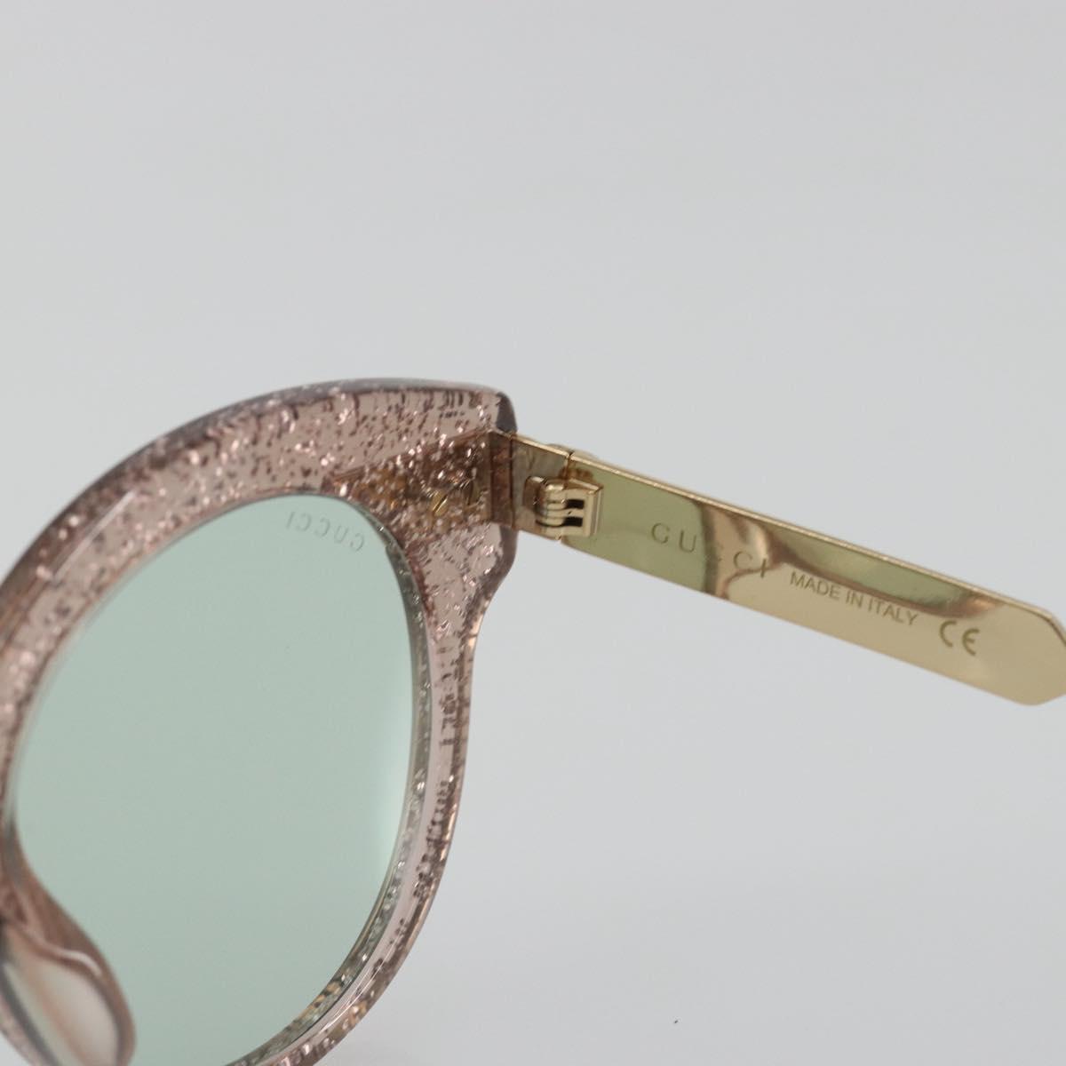 GUCCI Sunglasses Metal Pink Gold GG0282SA Auth 196713M