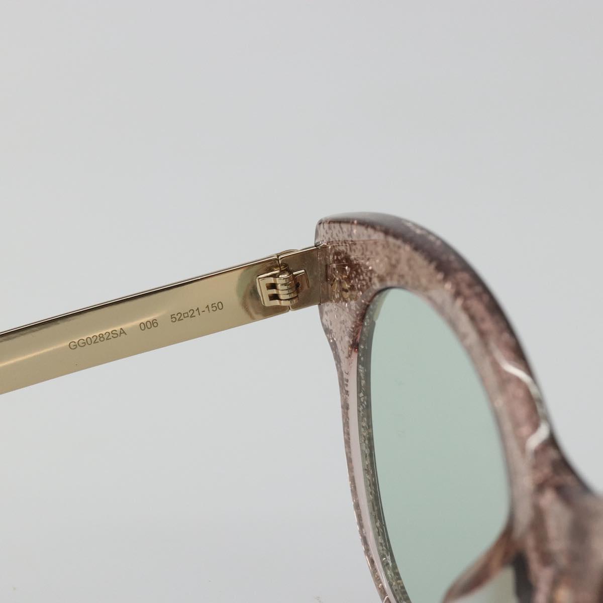 GUCCI Sunglasses Metal Pink Gold GG0282SA Auth 196713M