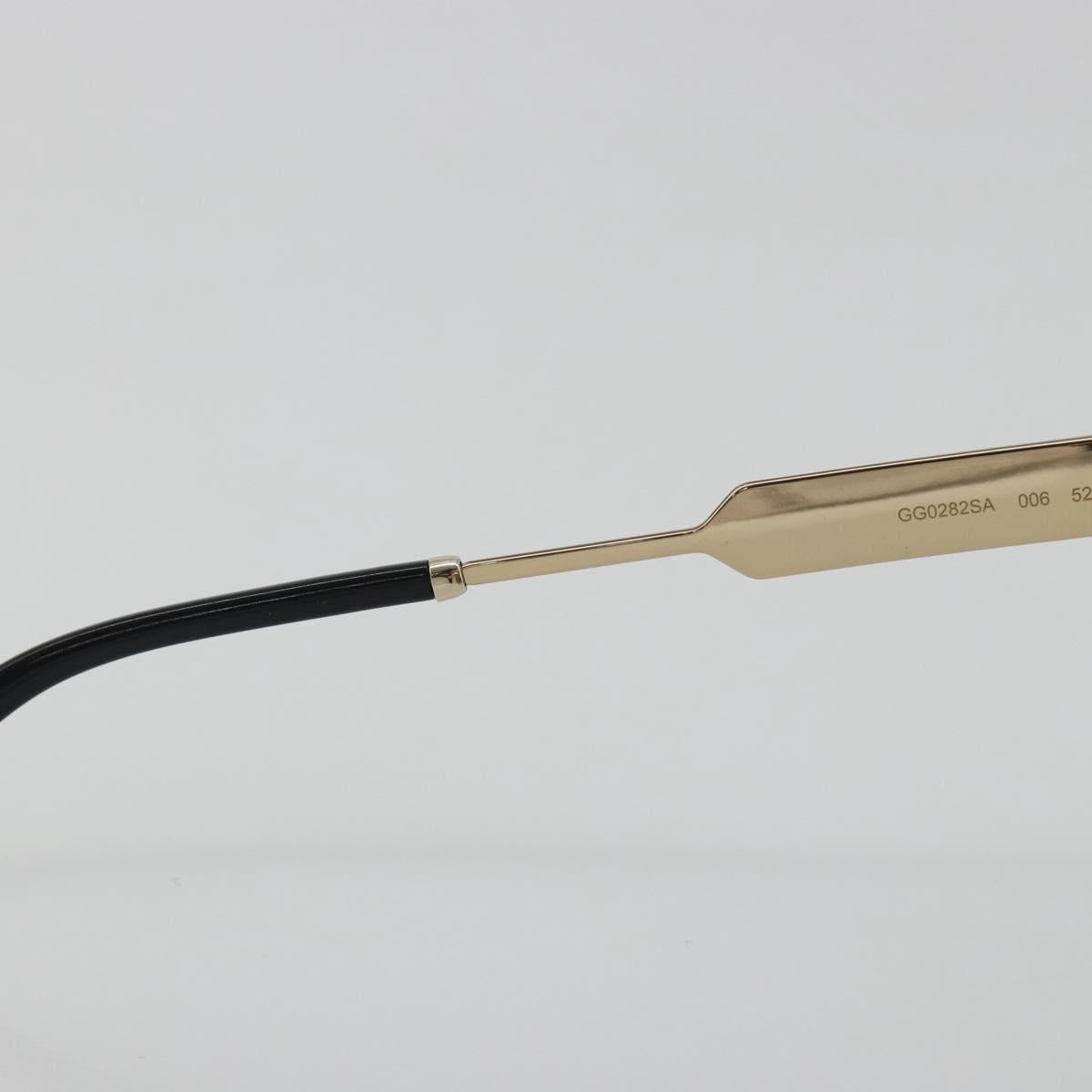 GUCCI Sunglasses Metal Pink Gold GG0282SA Auth 196713M