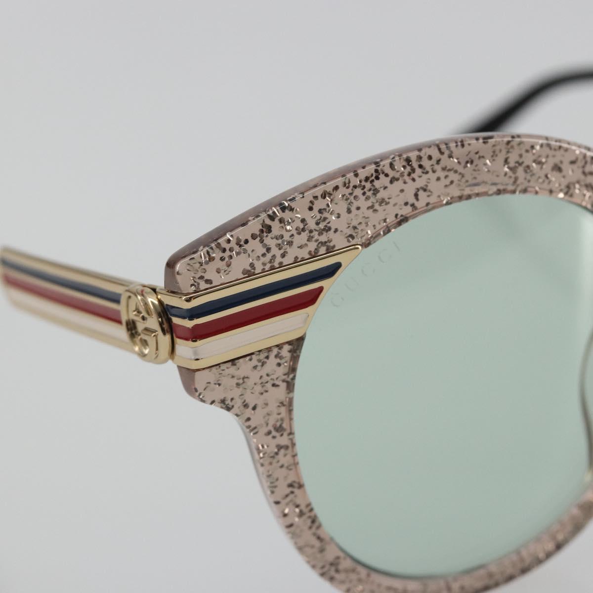 GUCCI Sunglasses Metal Pink Gold GG0282SA Auth 196713M