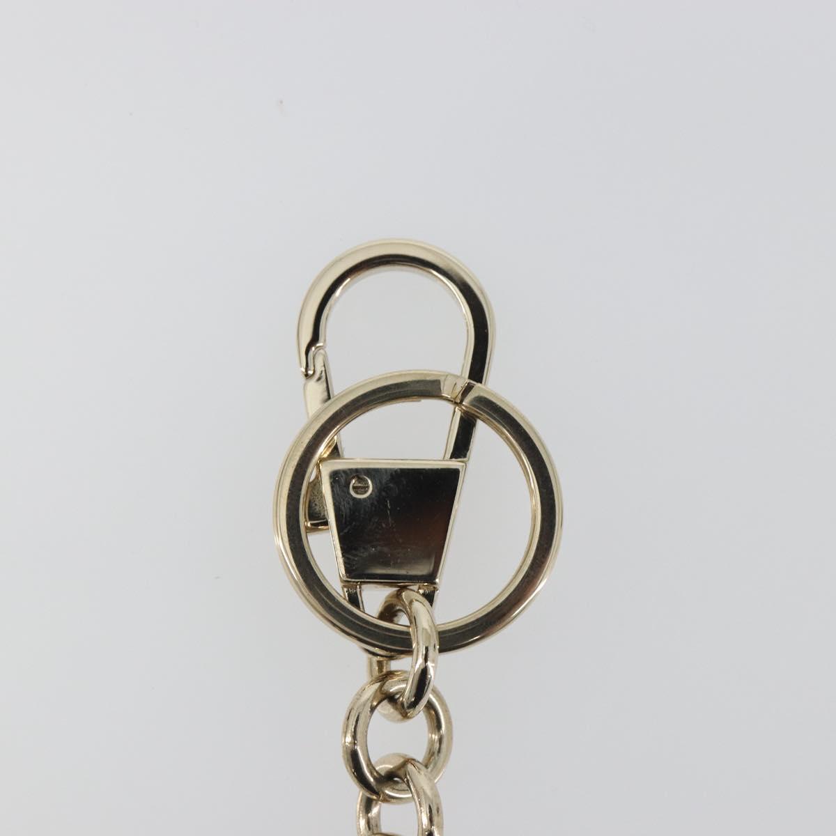 GUCCI Interlocking G Key Charm Metal Gold Tone Auth 196720M
