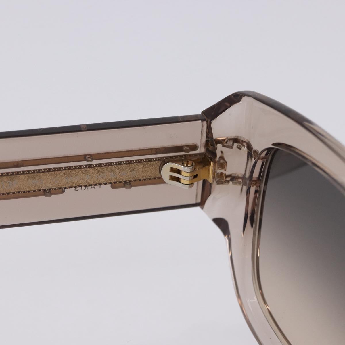 Christian Dior Sunglasses Plastic Brown Gold Auth 196724M