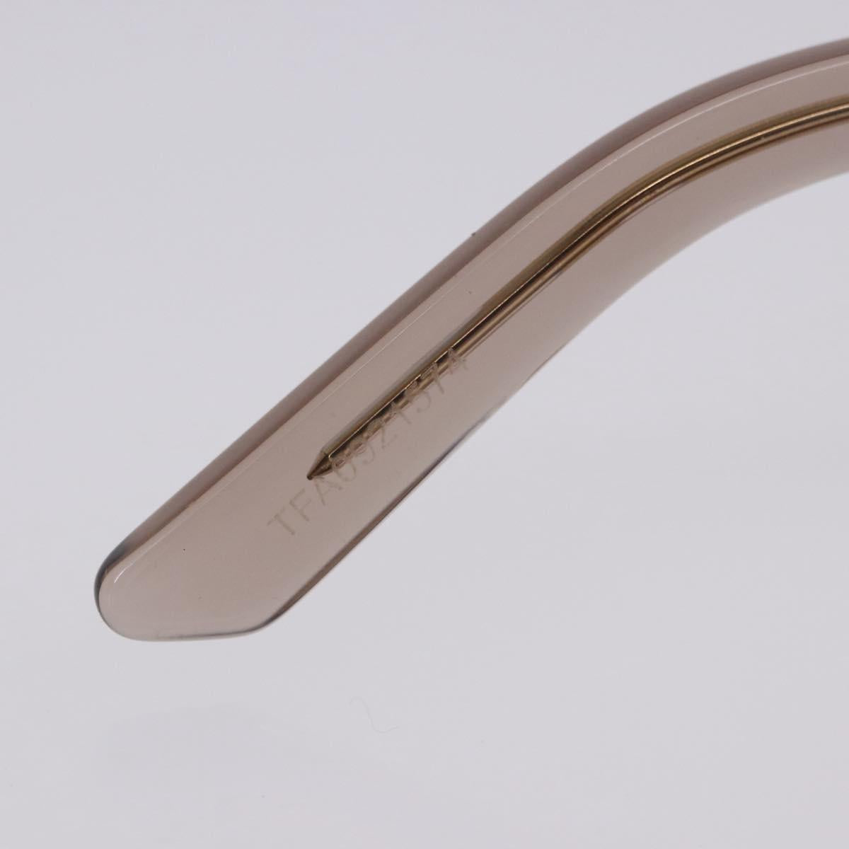 Christian Dior Sunglasses Plastic Brown Gold Auth 196724M