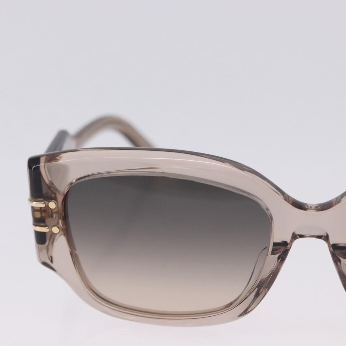 Christian Dior Sunglasses Plastic Brown Gold Auth 196724M