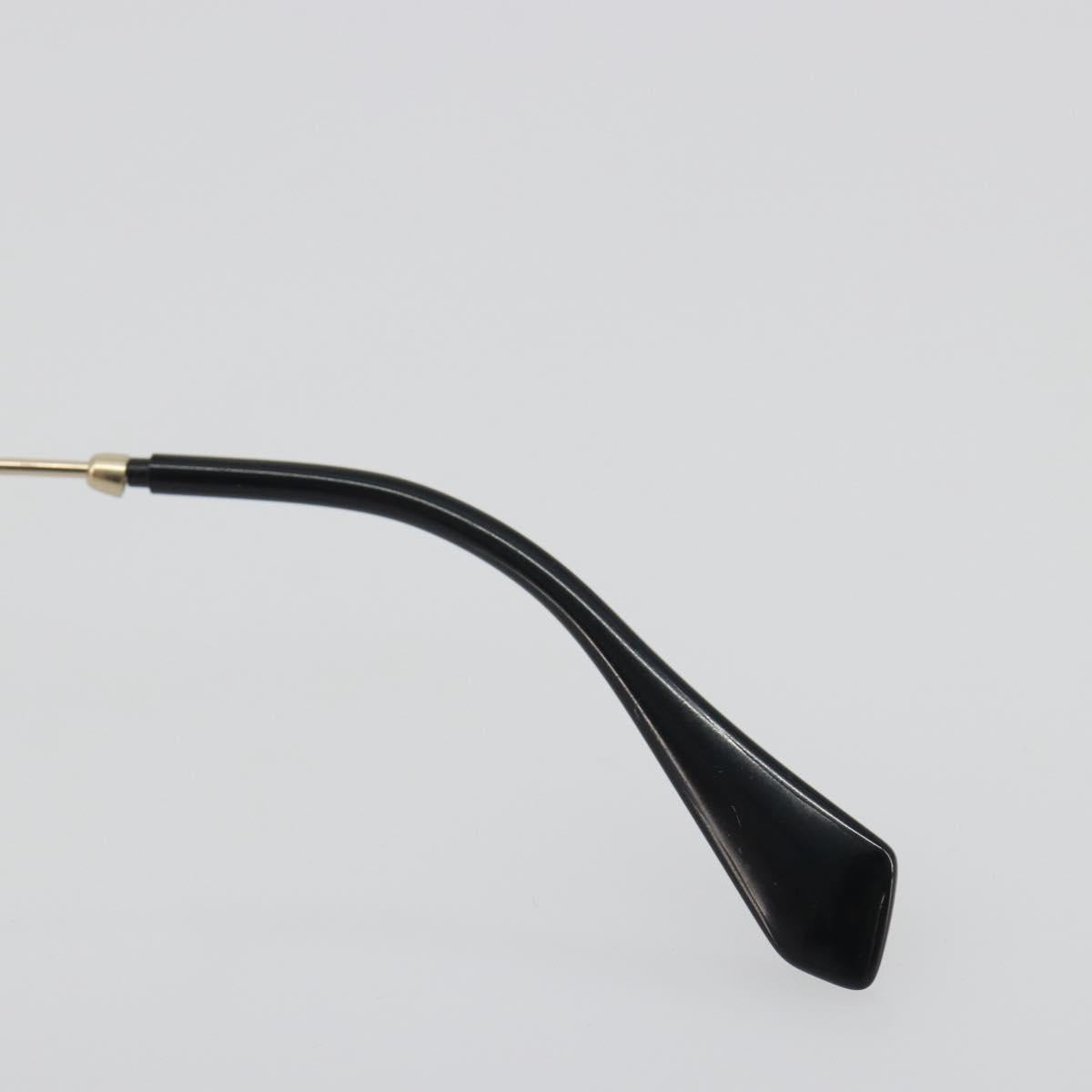 Miu Miu Sunglasses Metal Pink Gold Auth 196725M