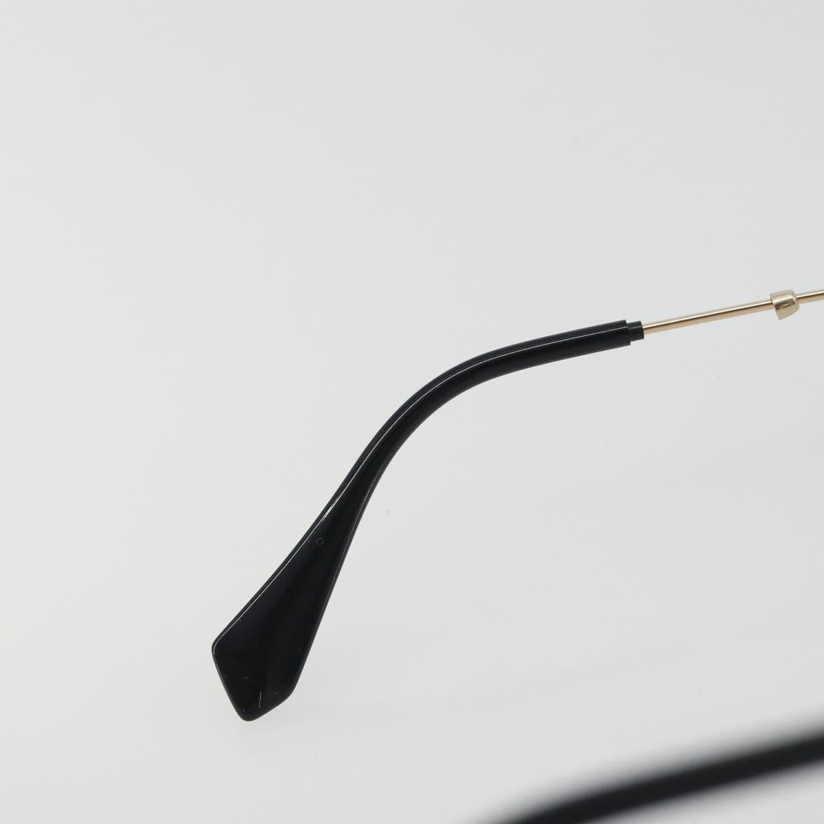 Miu Miu Sunglasses Metal Pink Gold Auth 196725M