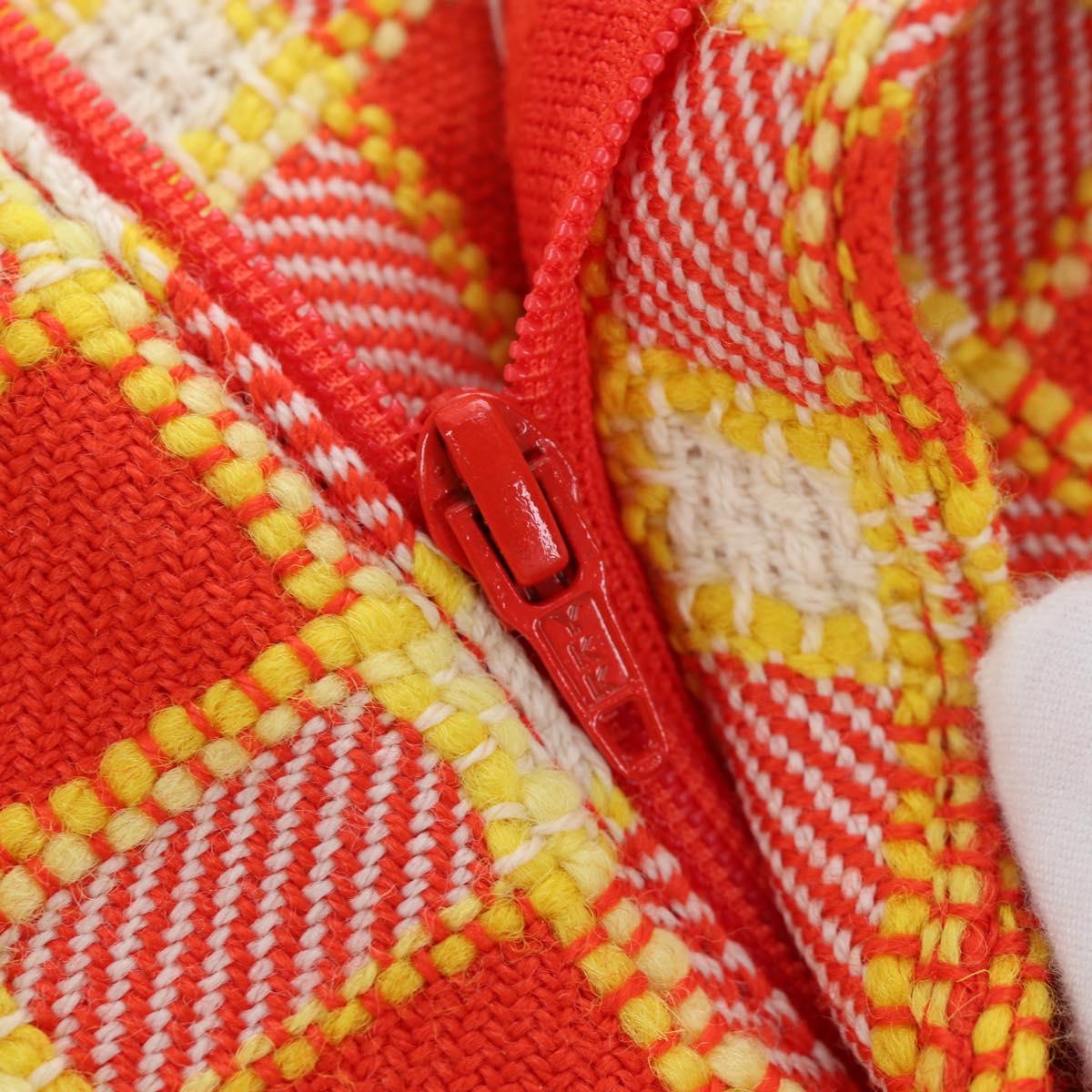 GUCCI Shorts Pants Wool 38 Orange Auth 196741M