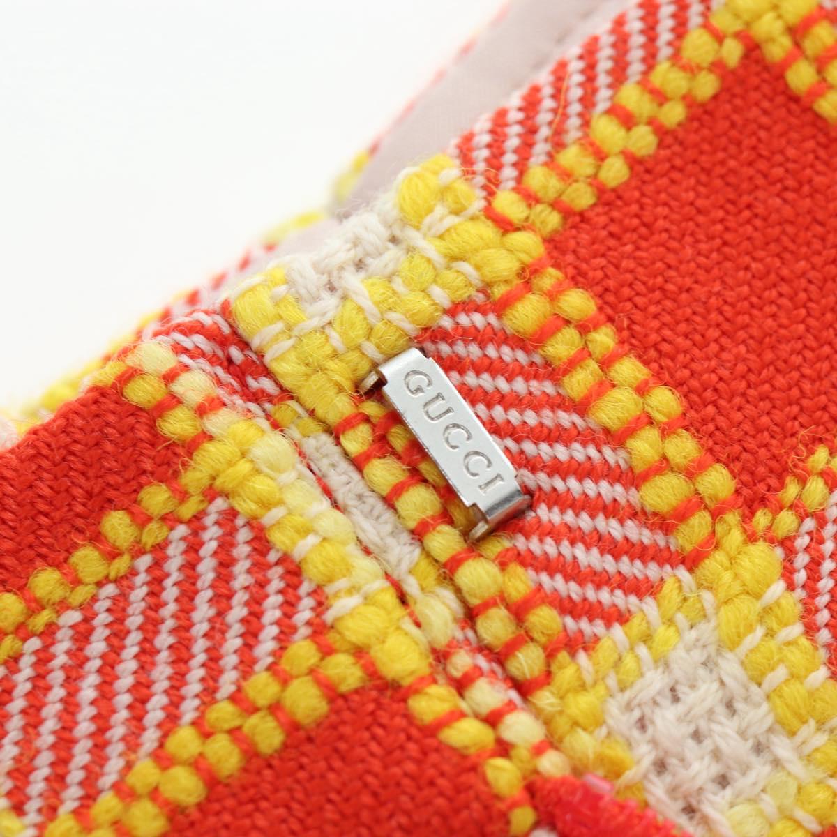 GUCCI Shorts Pants Wool 38 Orange Auth 196741M