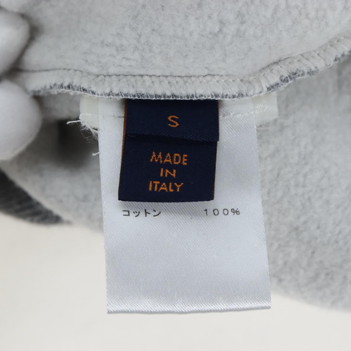 LOUIS VUITTON Human Made Trainer Cotton S Gray LV Auth 196744M